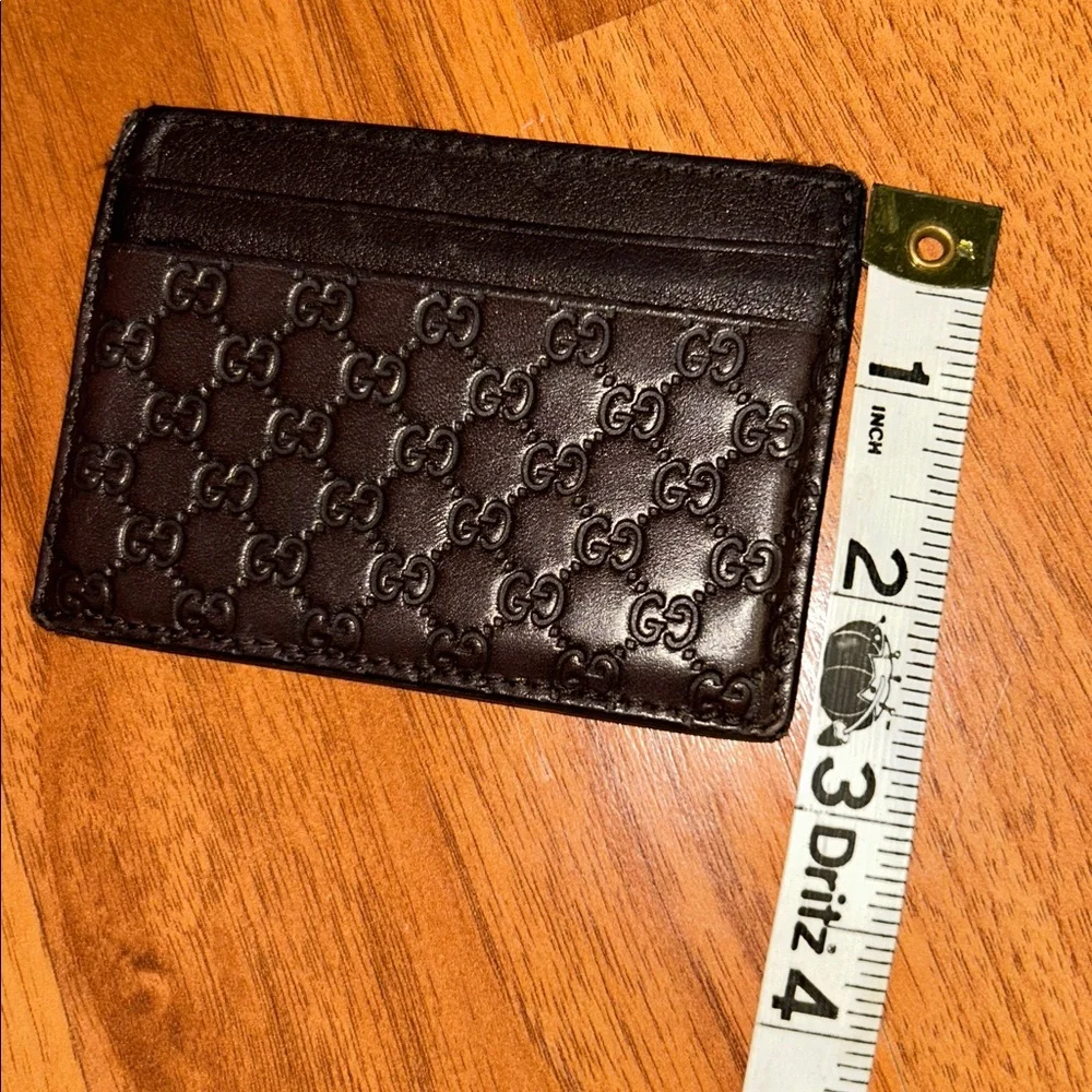 Authentic Gucci Microguccissima Card Case / Card Holder
